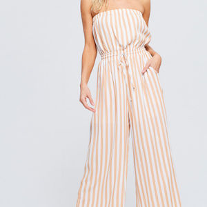 💰⬇️ CRESCENT SUMMER STRIPE JUMPSUIT